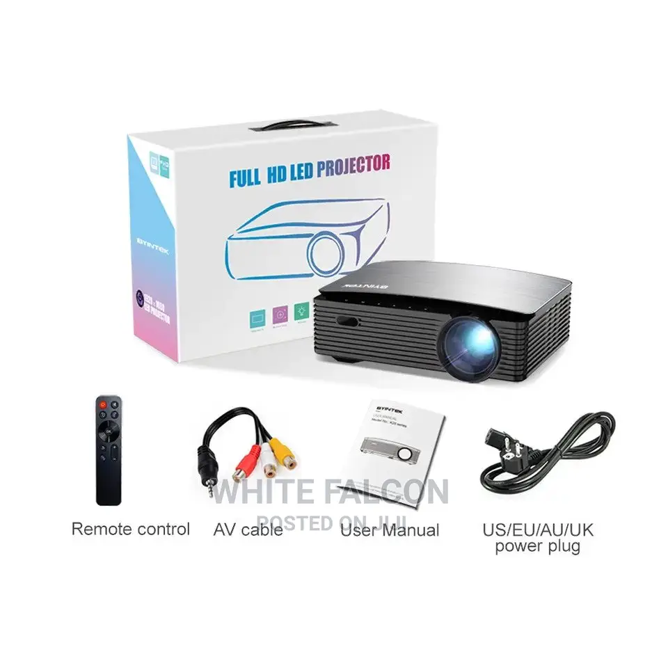 Byintek Projector , 1920 X1080 Resolution, 7000 Lumens