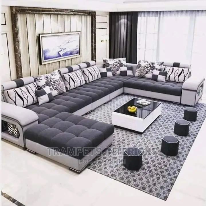 Sofas Set/ Grey and White Sofa Set Full Setup