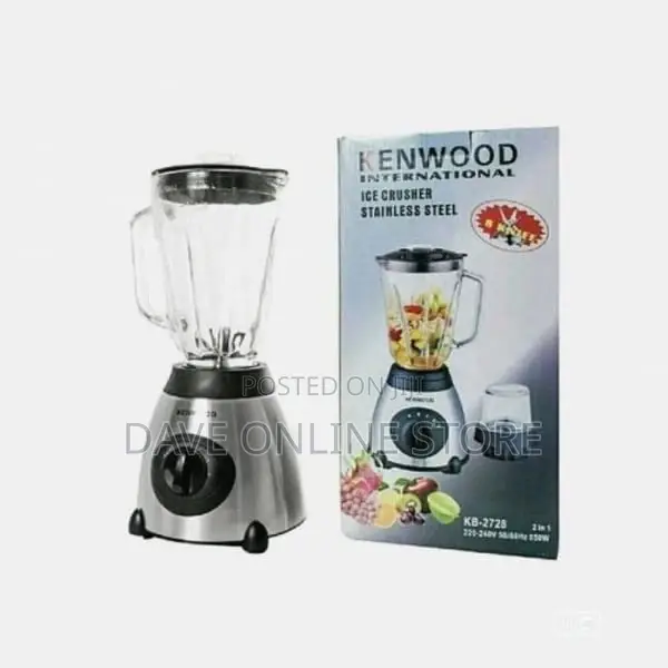 Kenwood 2 in 1 Stainless Steel Ice Crusher Blender - 1.5l.