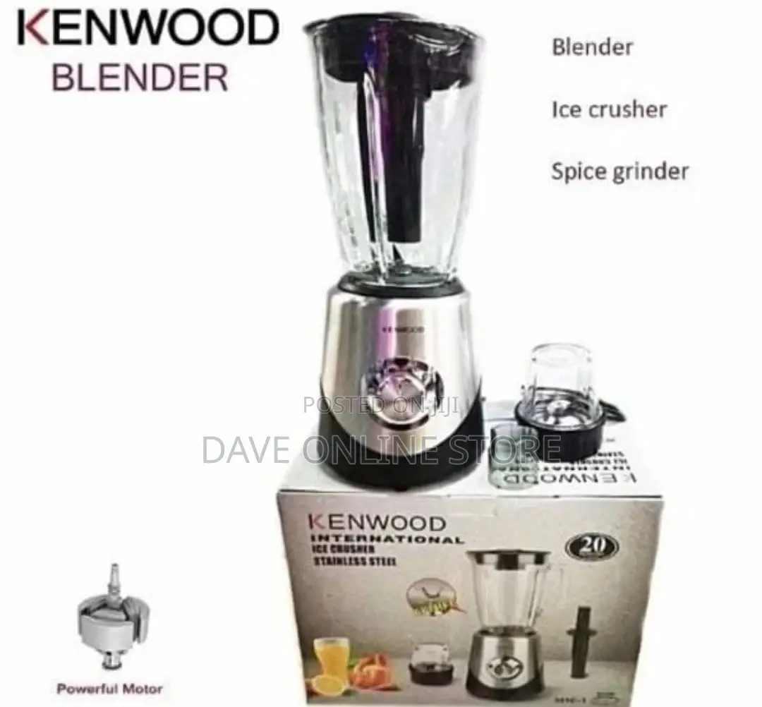 Kenwood 6 Blades Ice Crusher Blender With Grinder - 2 in 1
