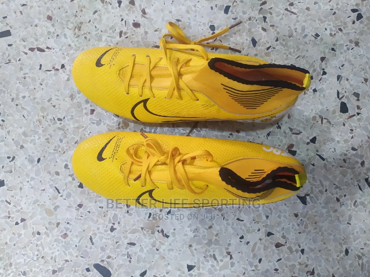 Football Boots Anklet Yellow