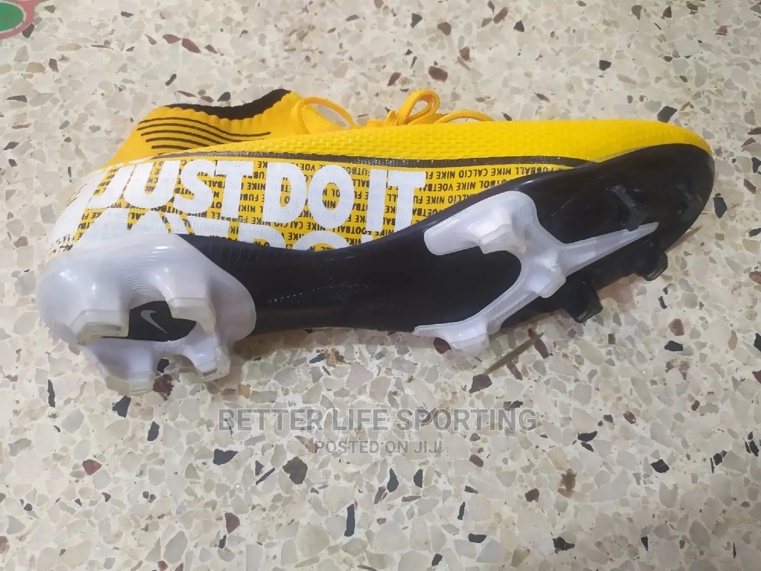 Football Boots Anklet Yellow