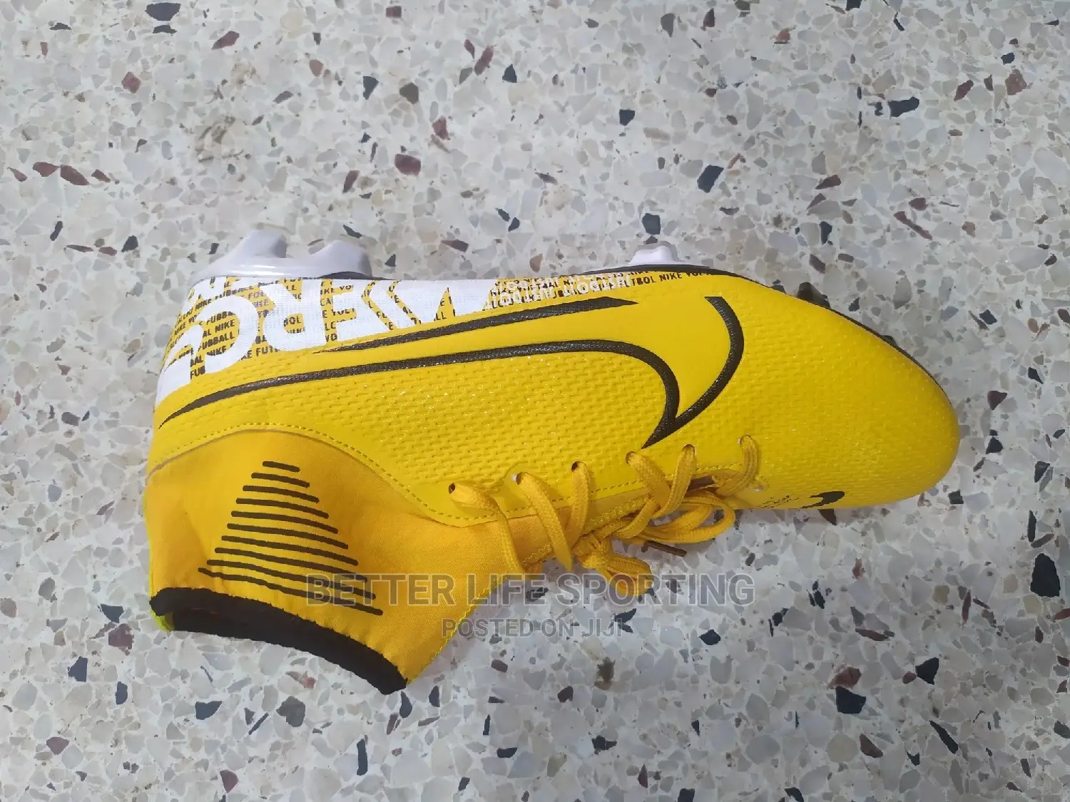 Football Boots Anklet Yellow