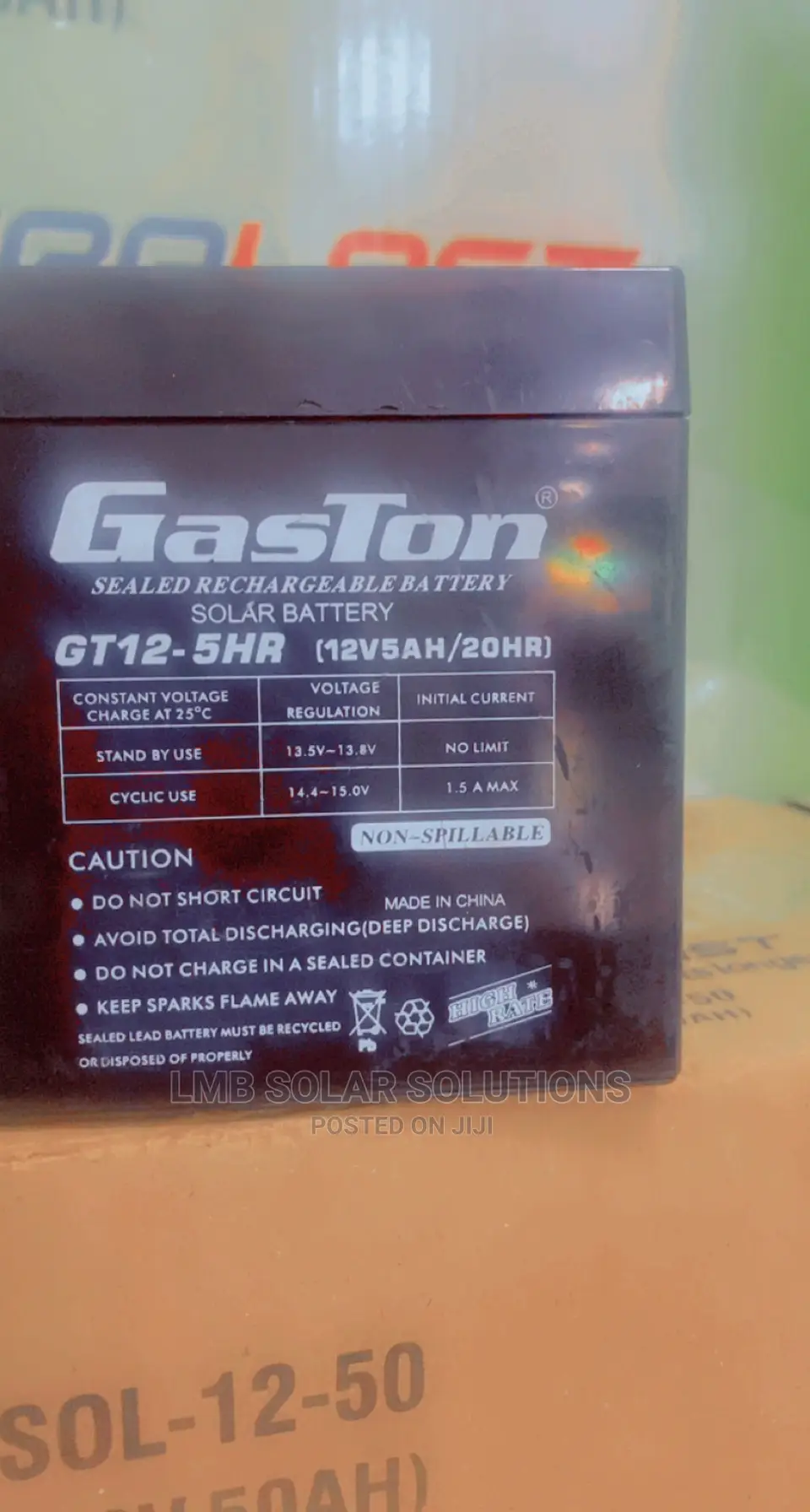 5AH Gaston Batteries