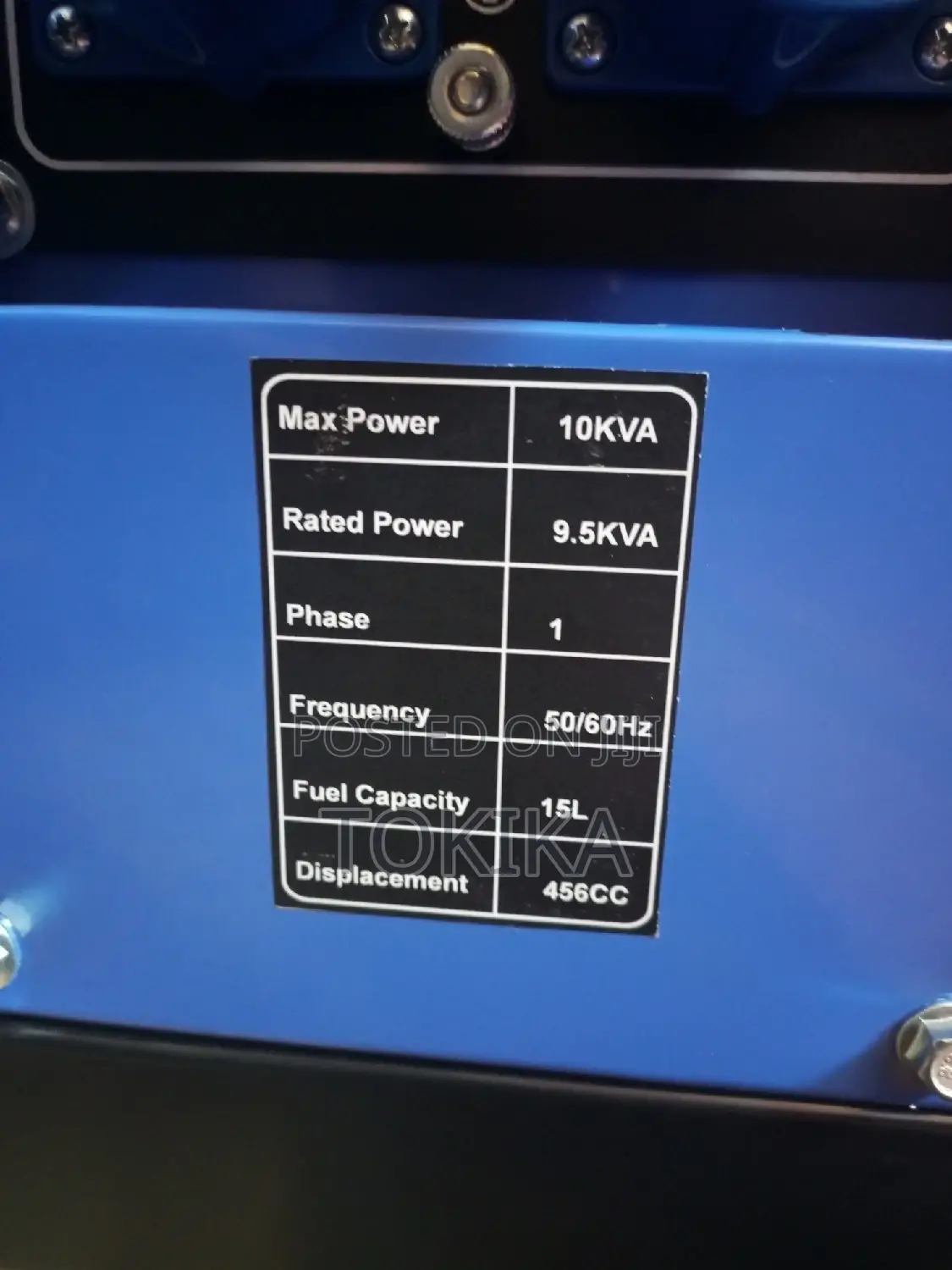 Perkins Generator 10,000 W( 10 Kva)