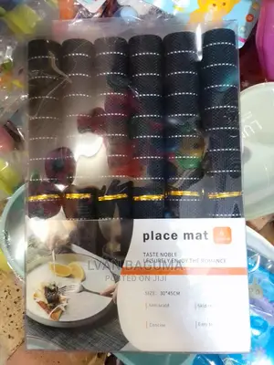 Table Mats - Size (30*45cm) 6 Pieces