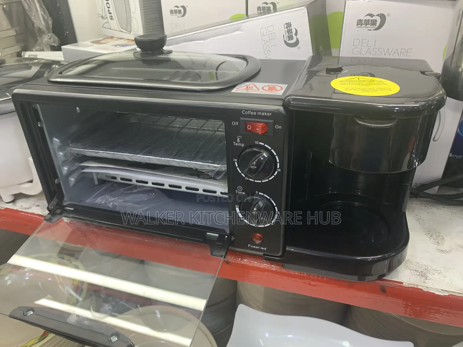 3 in 1 Breakfast Coffee Machine Maker and Oven