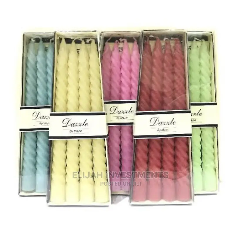 4 Pcs Spiral Scented Candles