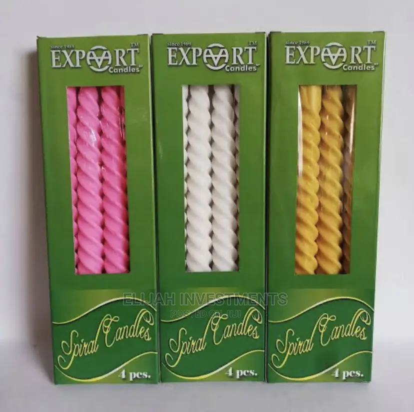 4 Pcs Spiral Scented Candles