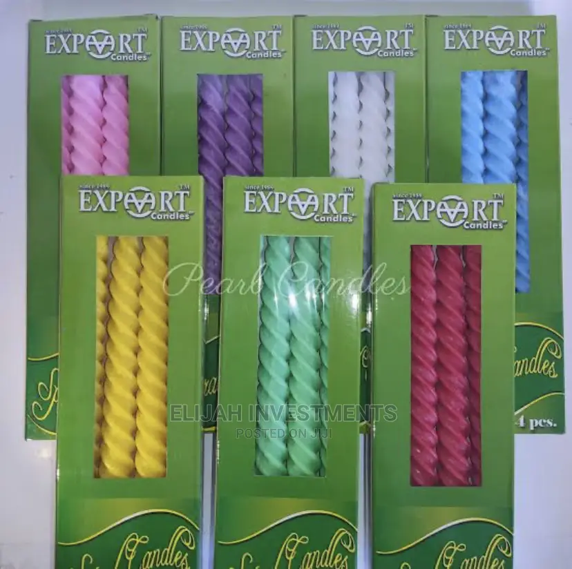 4 Pcs Spiral Scented Candles