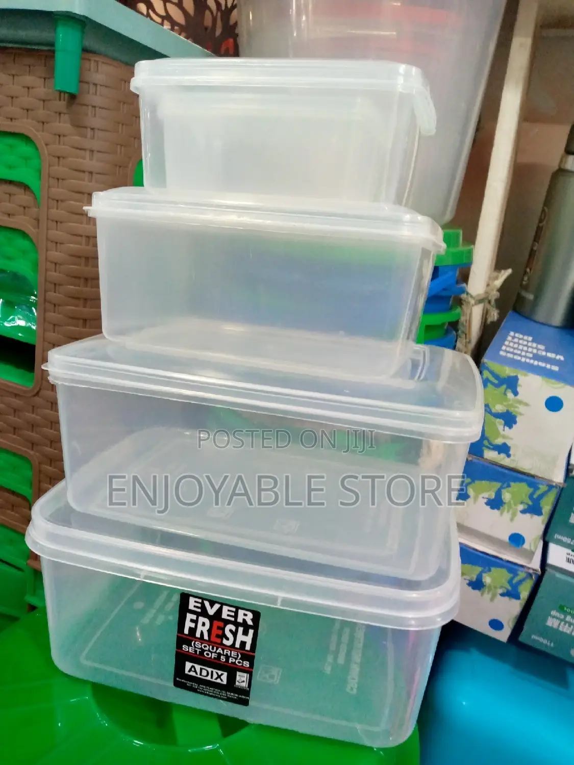 Plastic Everfresh Containers Set