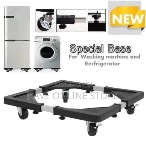 Adjustable Base Stand Washing Machine Fridge With Wheels
