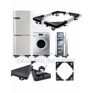 Adjustable Movable Stand for Machine Refrigerator - 1 Pc