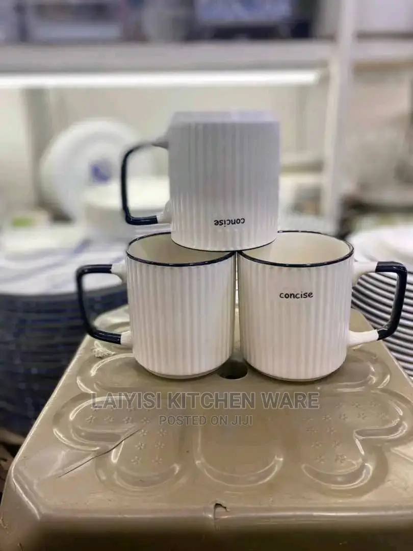 Adozen 12pieces of Concise Sizeable Classy Tea Cup