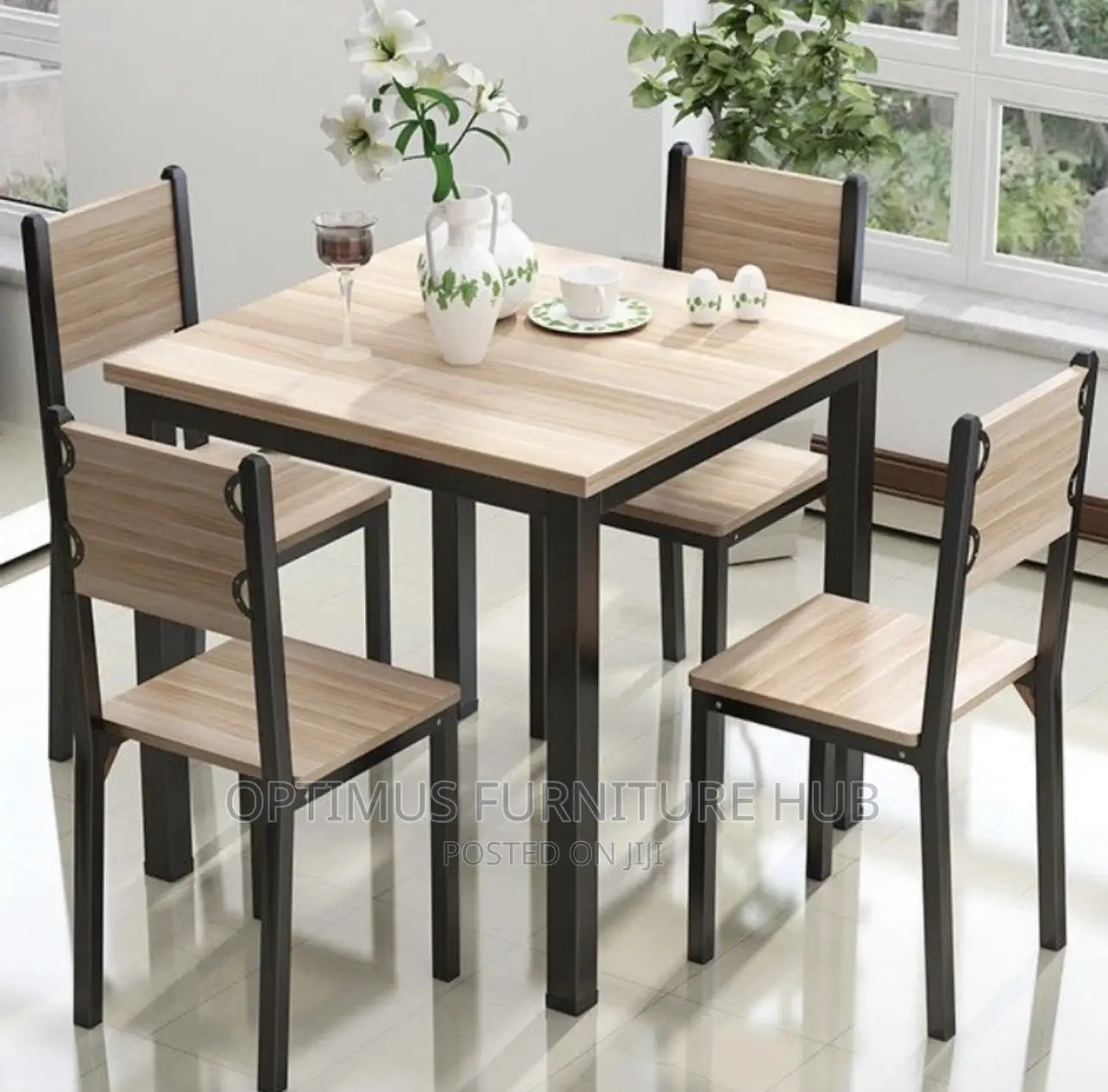 Square Dining Set (Wooden)
