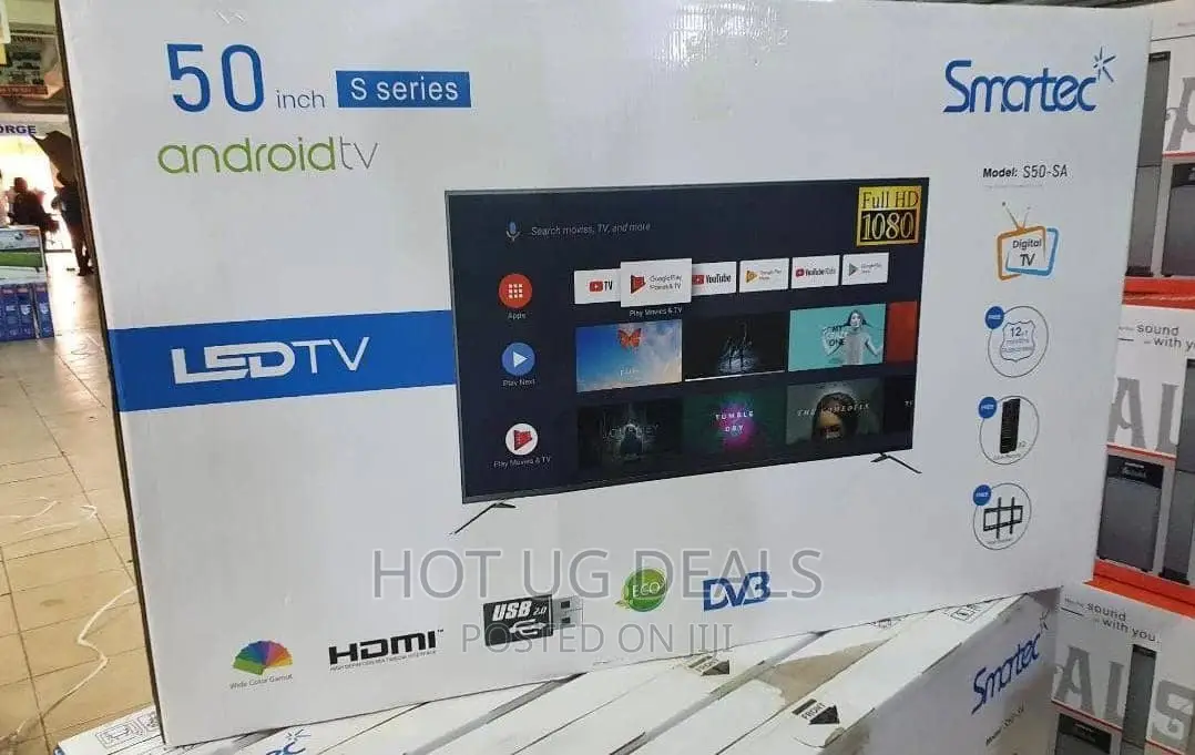 50inch Smartec Smart Andriod Tv Framless