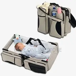 3 in 1 Diaper Bag, Travel Bed and Change Station
