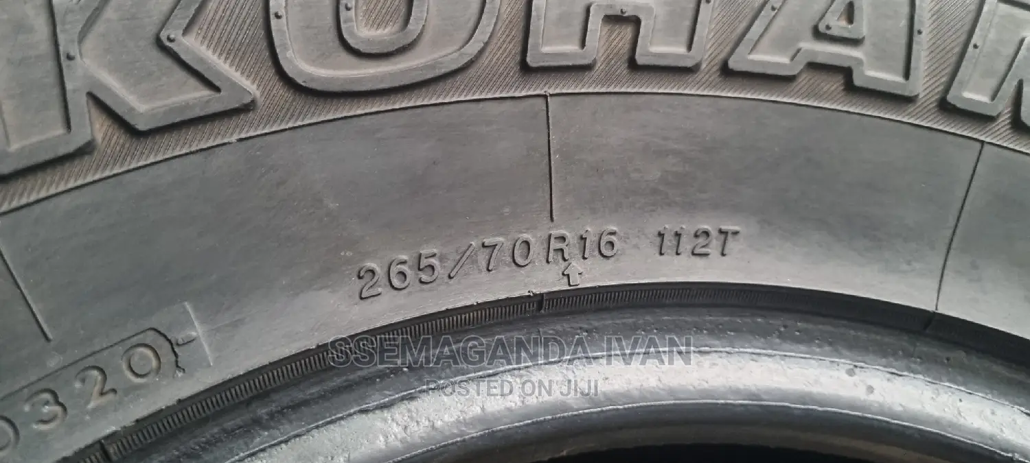 265/70r16 Yokohama Used Tyres