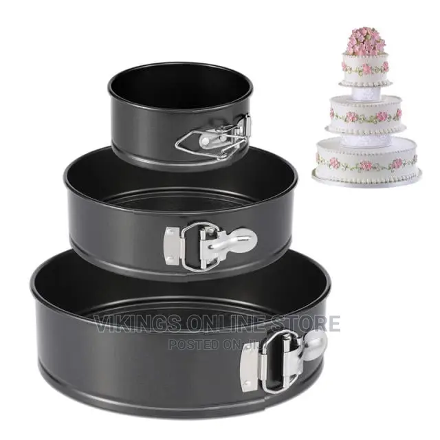 3pcs Durable Non-Stick Baking Pans