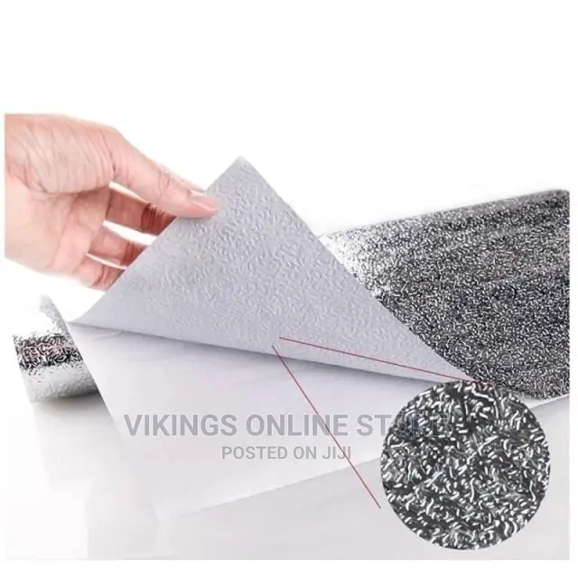 Kitchen Oil-Proof Aluminum Foil Sticker Wallpaper.