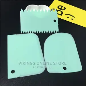 3pcs/Set Plastic Dough Knife Icing Fondant Scraper