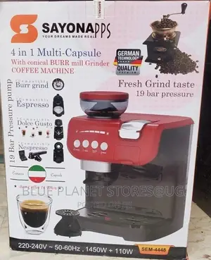 Sayona 4-In-1 Multi Capsule Coffee Machines || SEM-4448