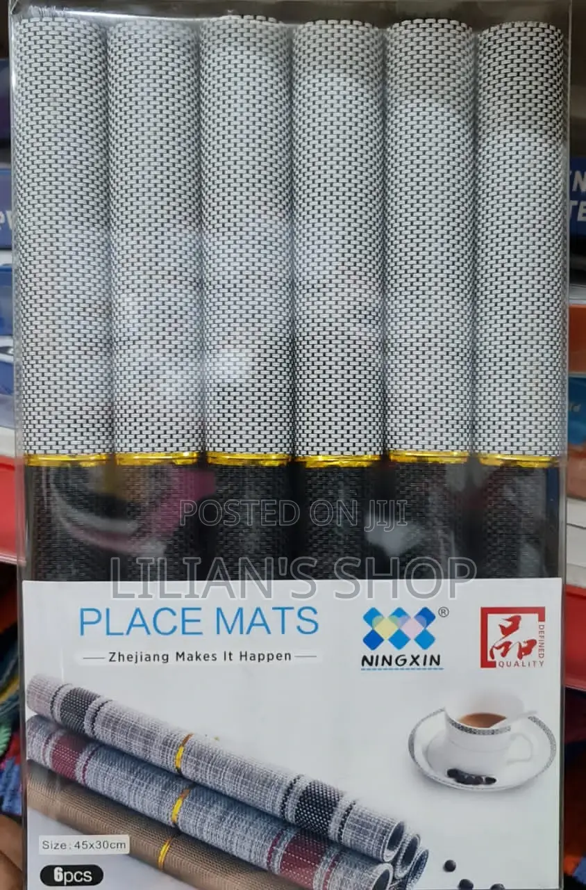 6pcs Plain Colours Table Mats