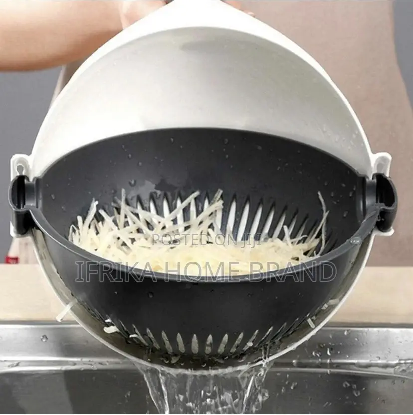 Magic Vegetable Cutter With Drain Basket 9 in 1