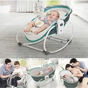 Mastela 5 in 1 Baby Bassinet and Rocker - Multicolor