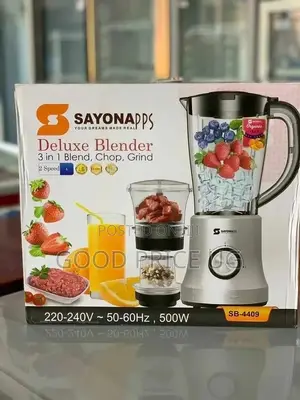 3 in 1 Sayona Deluxe Blender