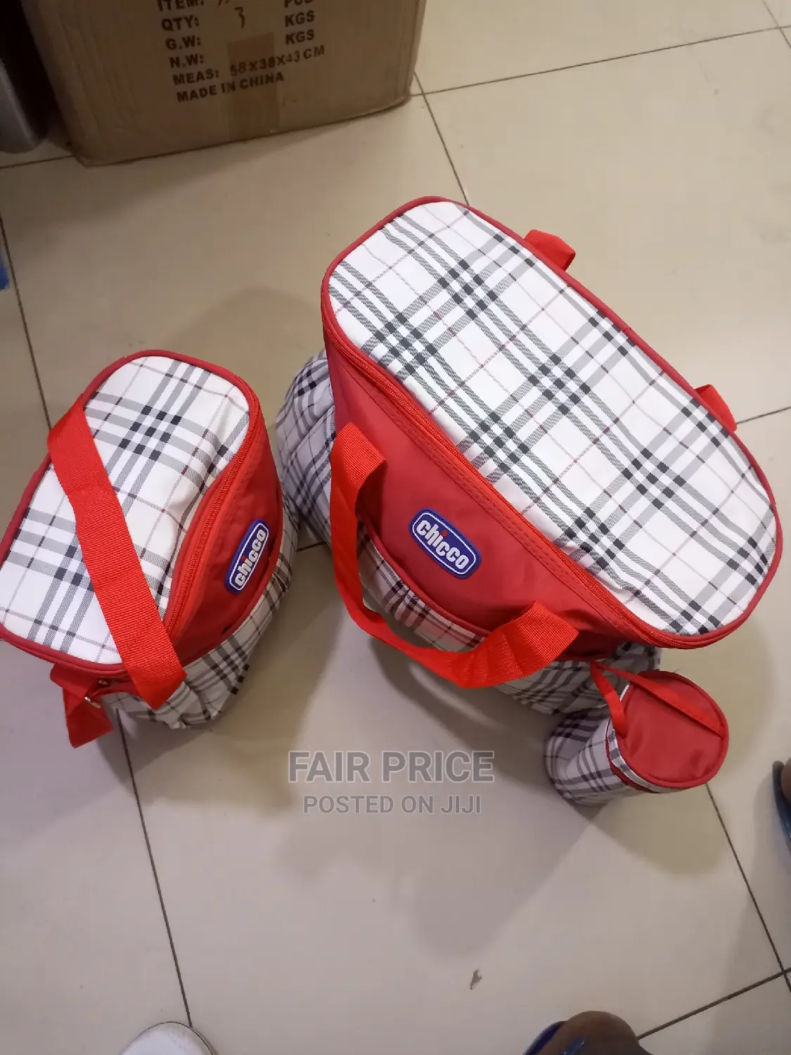 New Born Baby Bag Set (Red)