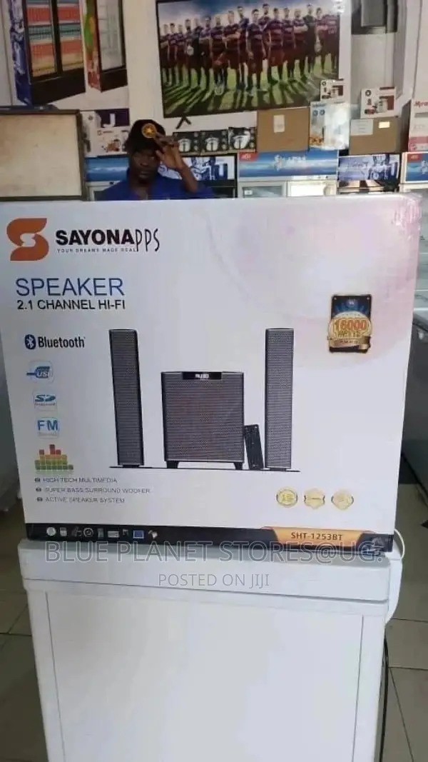 SAYONA 2.1ch HI-FI Multimedia Speaker || 1600w || SHT-1253BT