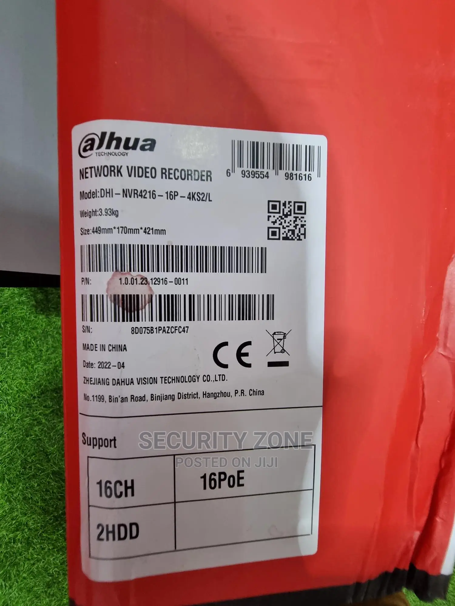 Dahua 16ch Poe NVR