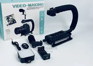 Photo - Portable Camera Stabilizer,Fill Light, Microphone Bracket