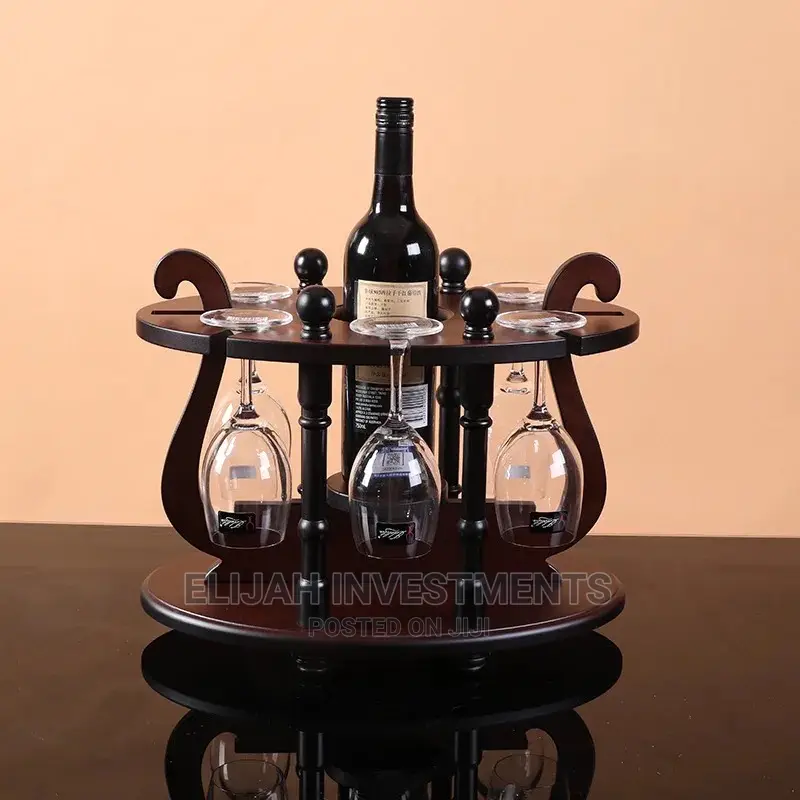 Solid Woode Luxury Wire Rack and Glass