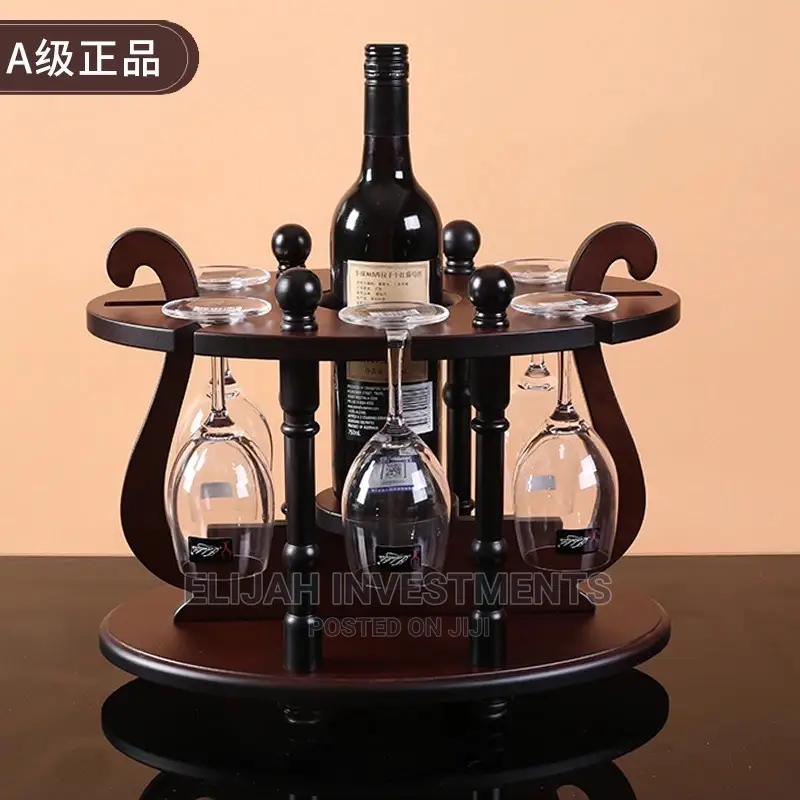 Solid Woode Luxury Wire Rack and Glass