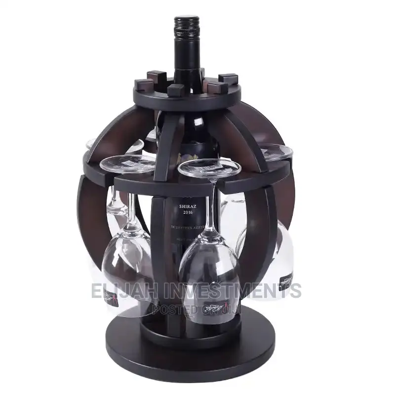 Solid Woode Luxury Wire Rack and Glass