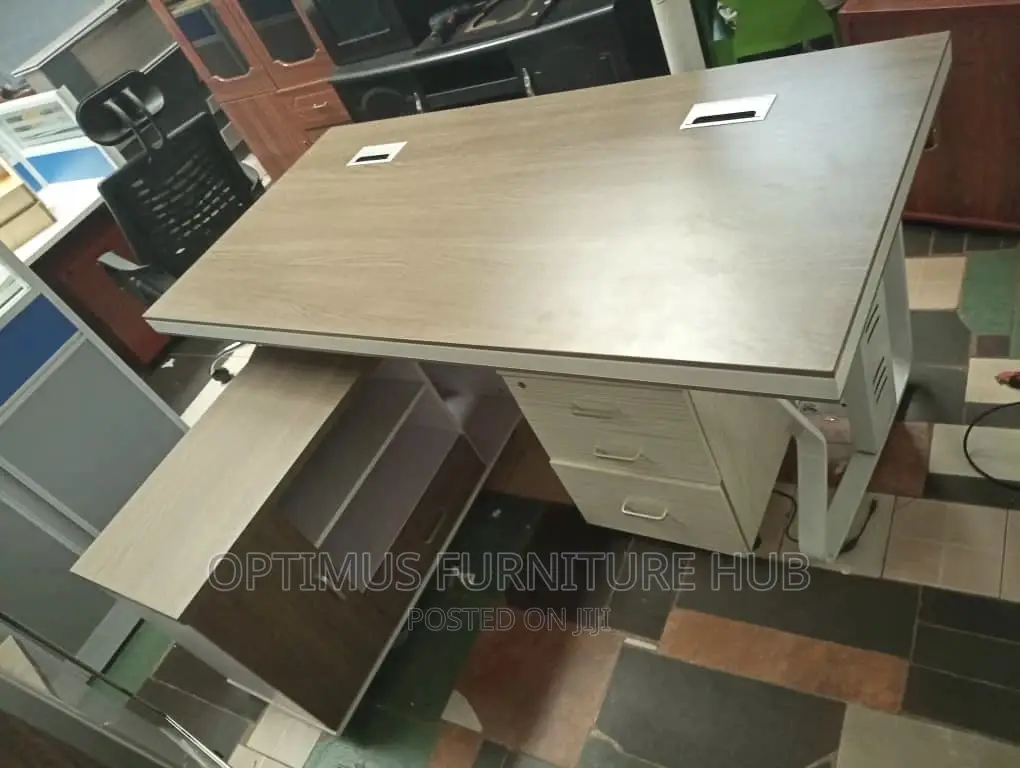 Office Desk (Metallic Framed, Side Return)
