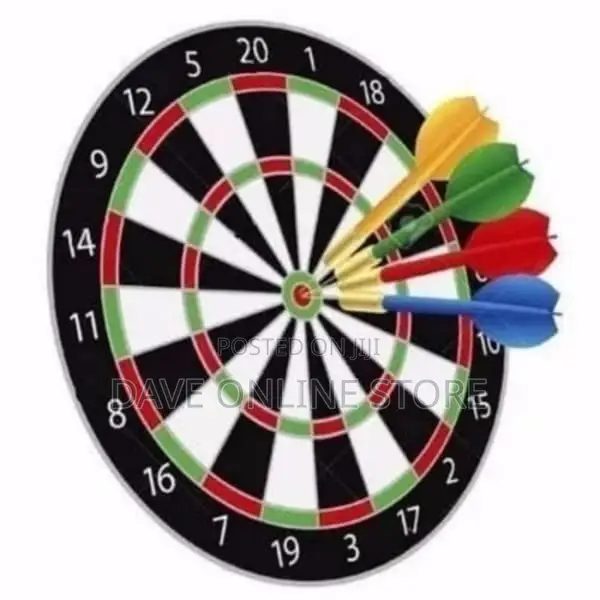 Kids Children Dart Board With Arrow