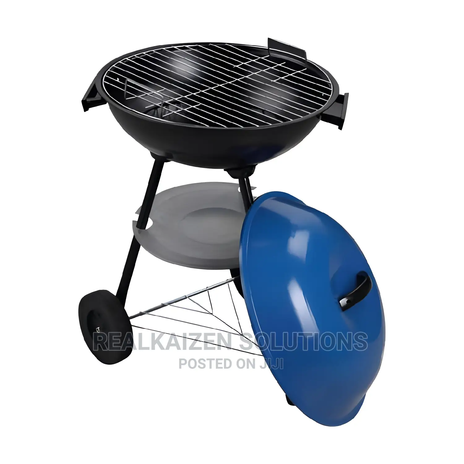 ROYALFORD Wheeled Barbecue Kettle Standing Grill