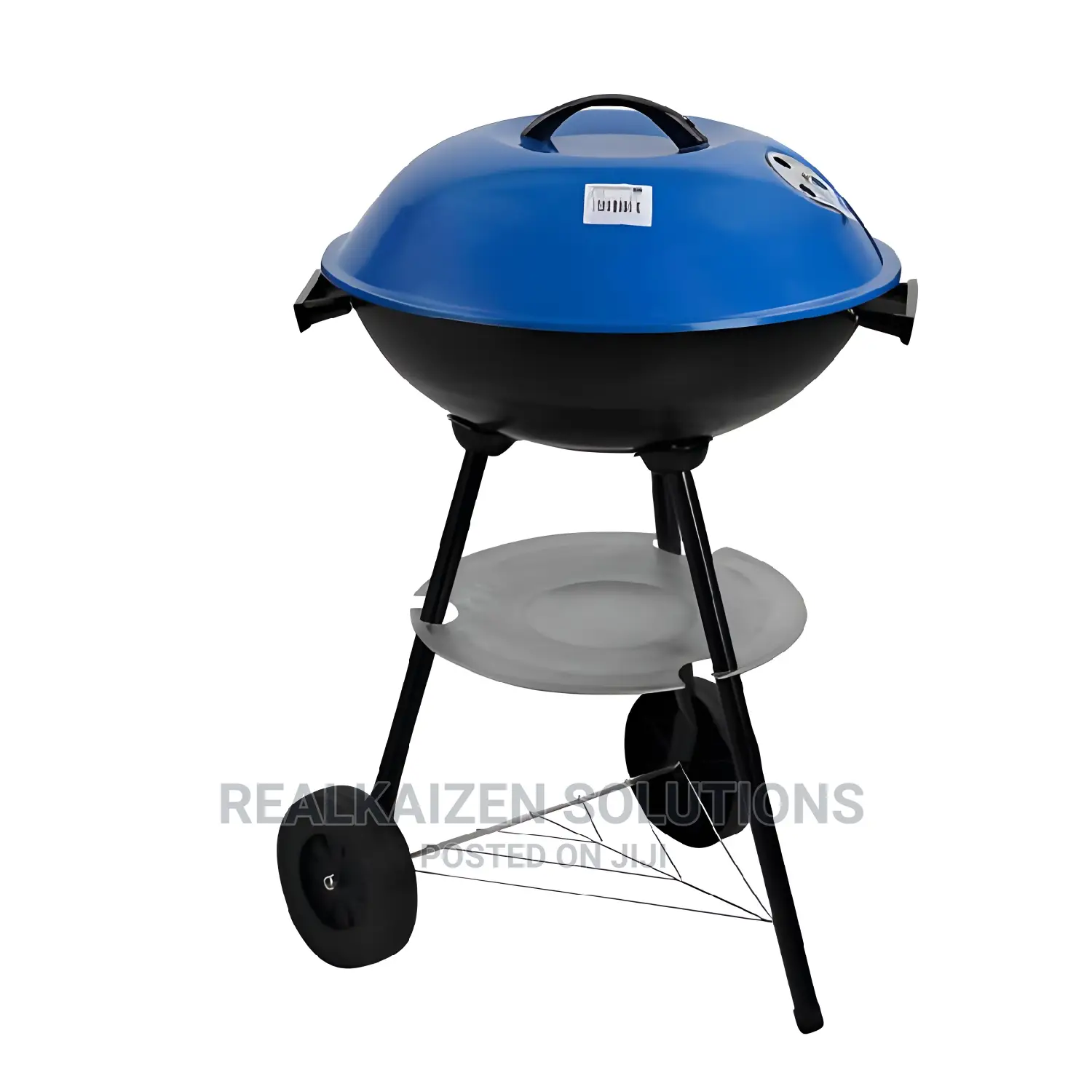 ROYALFORD Wheeled Barbecue Kettle Standing Grill