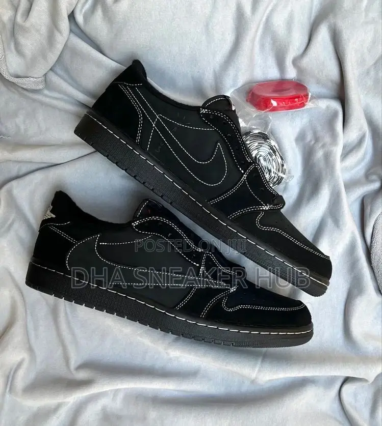 Travis Scott X Air Jordan 1 Low Phantom Black