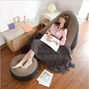 Inflatable Lounge With Stool
