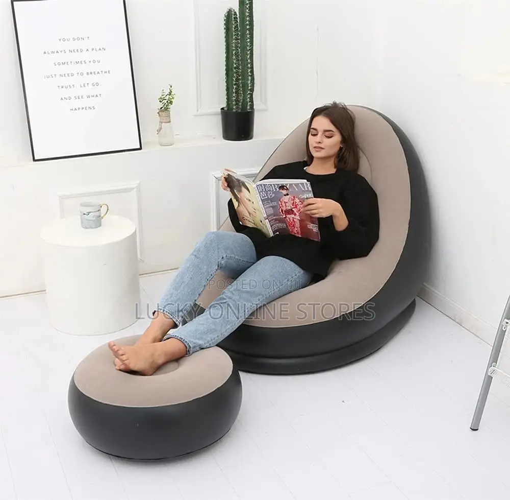 Inflatable Lounge With Stool