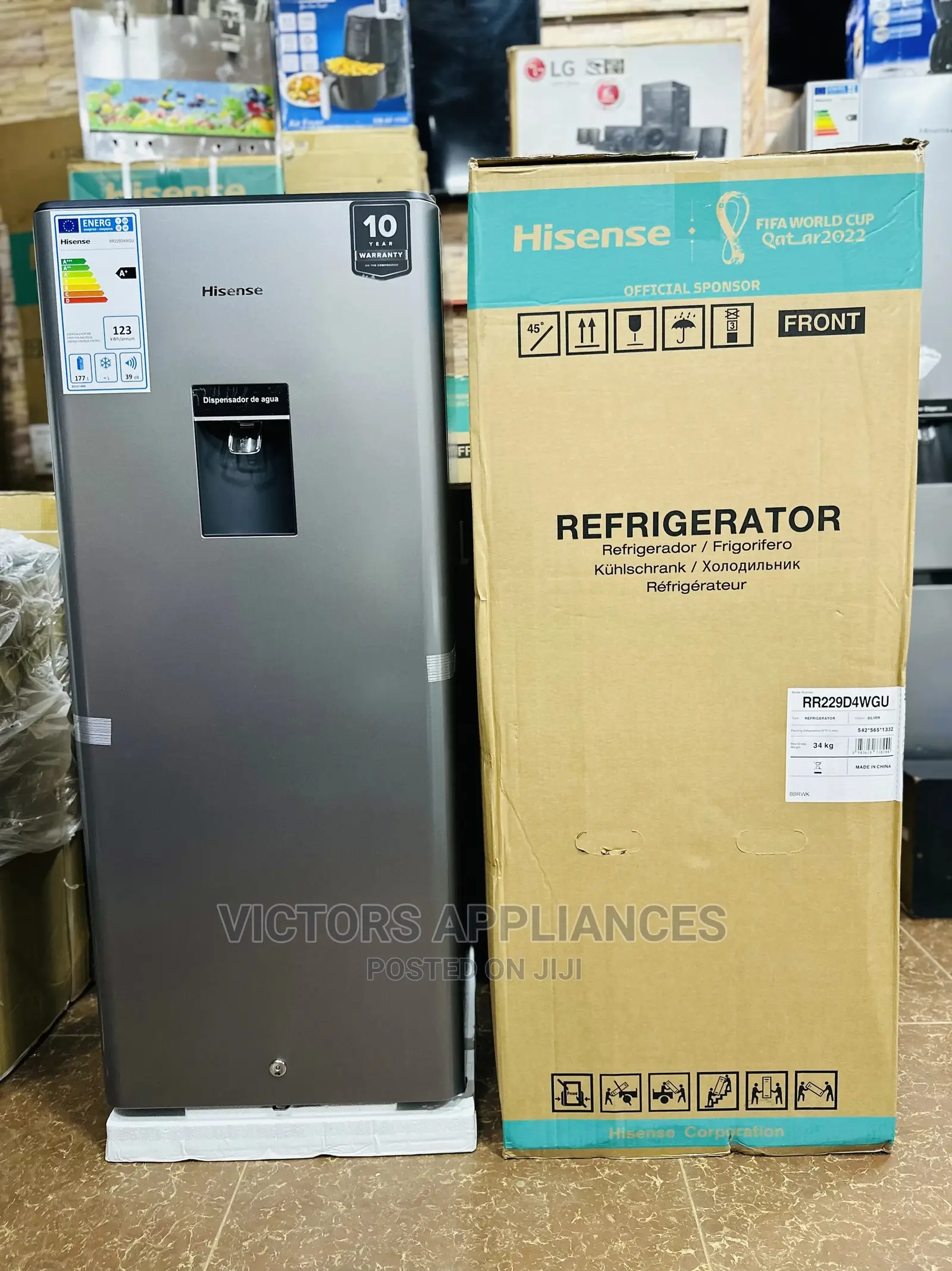 Hisense 229L Fridge With Water Dispenser