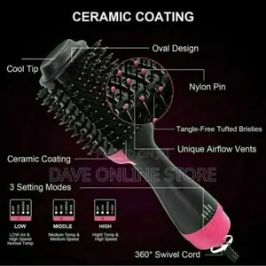 Portable Quality Hair Dryer, Styler And Volumizer