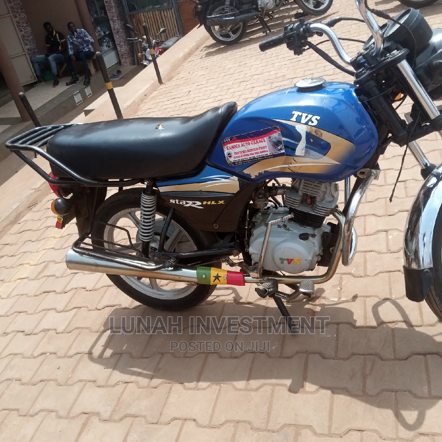TVS XL 100 2019 Blue