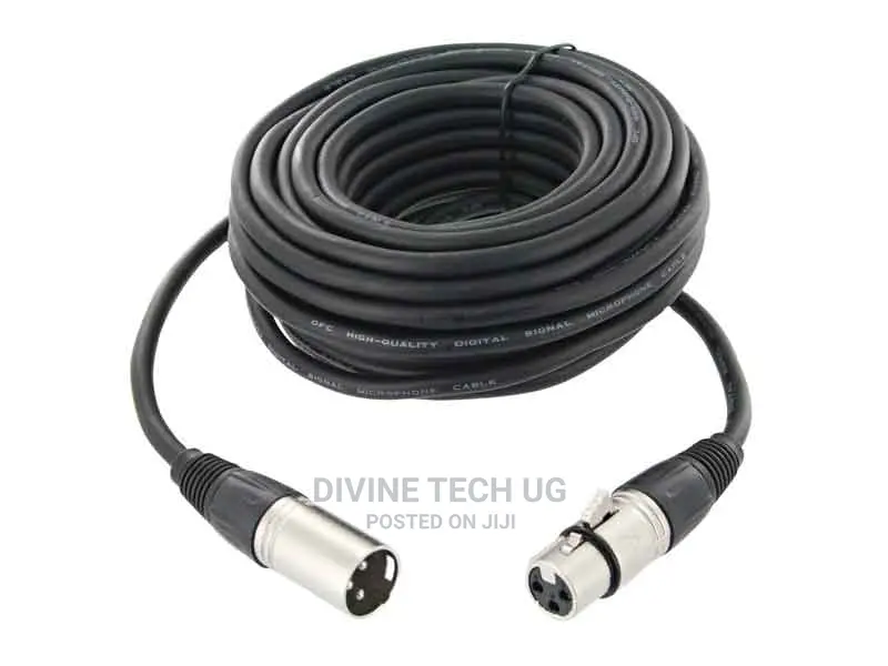 10M XLR Microphone Cable Male to Female -Line Stereo Aud