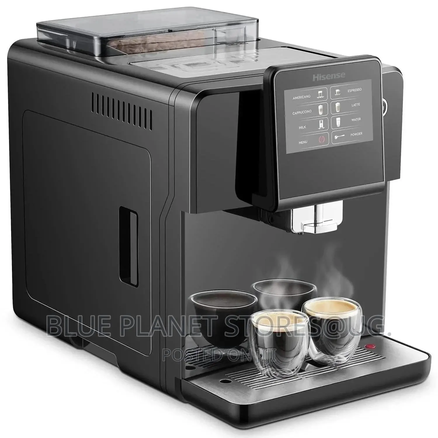 Hisense 1.7L Automatic Coffee Machine || 1350w || HAUCMBK1S5