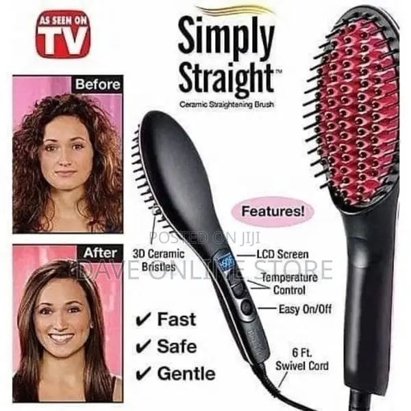Simply Straight Ceramic Hair Straightening Brush